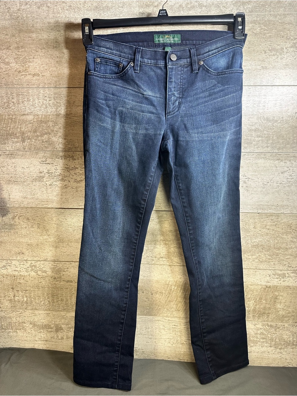 LRL Lauren Ralph Lauren Dark Wash Straight Leg Jeans Size 6